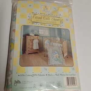 NIP Bugs&Tweety Crib Sheet Looney Tunes Baby Tweety Bird & Baby Bugs Bunny